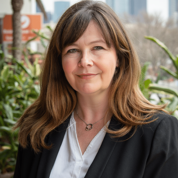 Liz Gleeson Grief specialist navy jacket